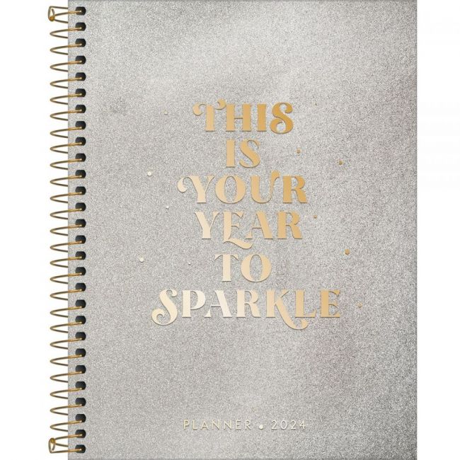 Planner 2024 Cambridge Shine Espiral M7 Tilibra