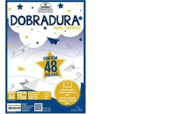 Bloco Criativo Dobradura A4 75g 48F Romitec