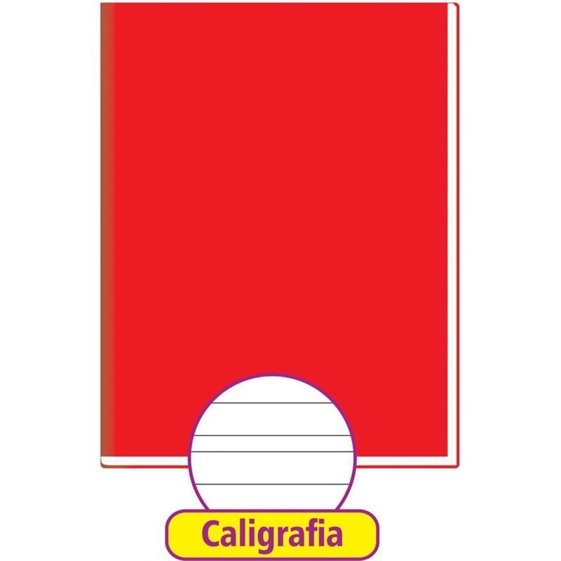 Caderno Caligrafia 48fls CD Brochura 275x200mm Vermelho Tamoio