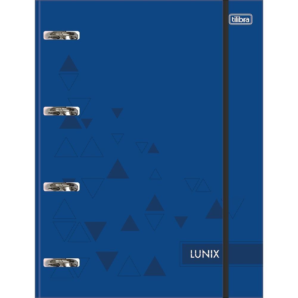 Caderno Argolado Universitário Lunix Azul - Tilibra