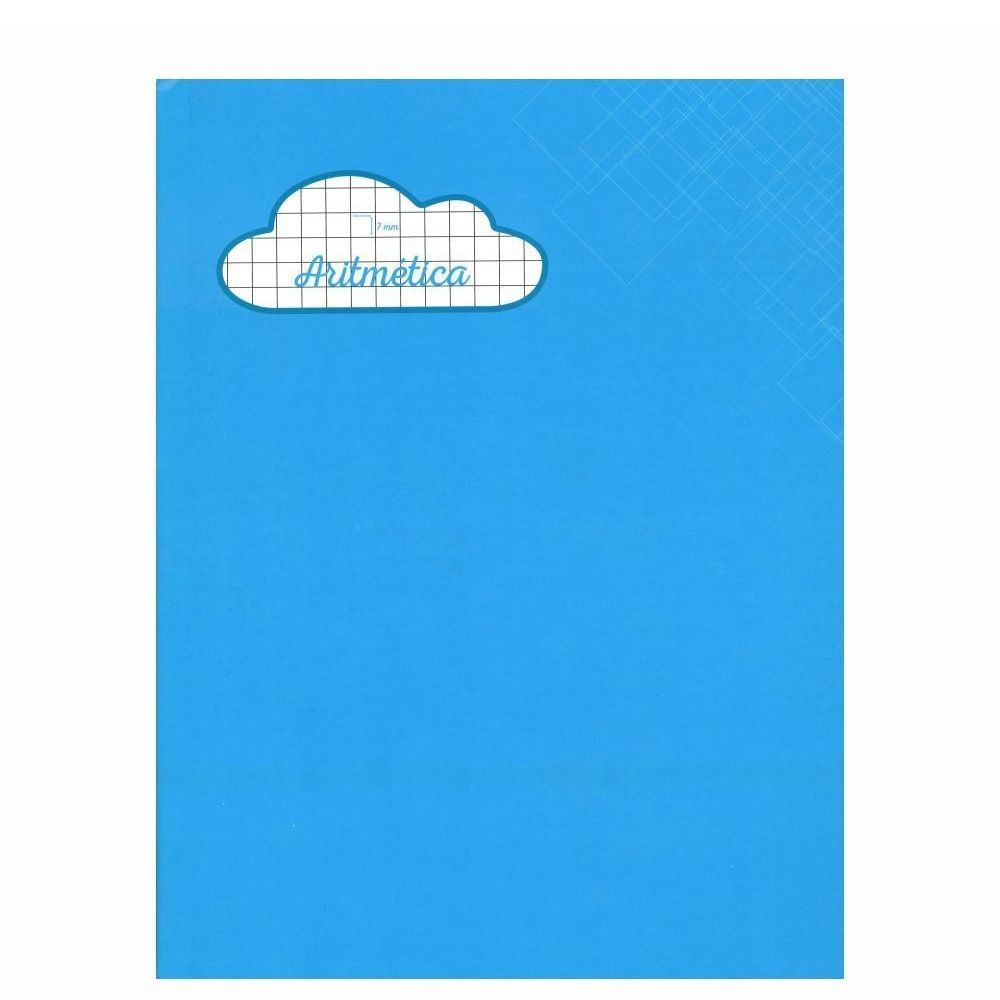 Caderno Quadriculado 1x1 Brochura CD Univ 40fls Azul Credeal