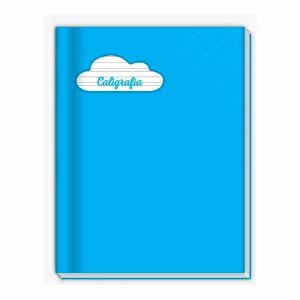 Caderno Caligrafia 40fls CD Brochura 190x248mm Azul Credeal