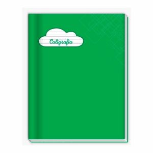 Caderno Caligrafia 40fls CD Brochura 190x248mm Verde Credeal