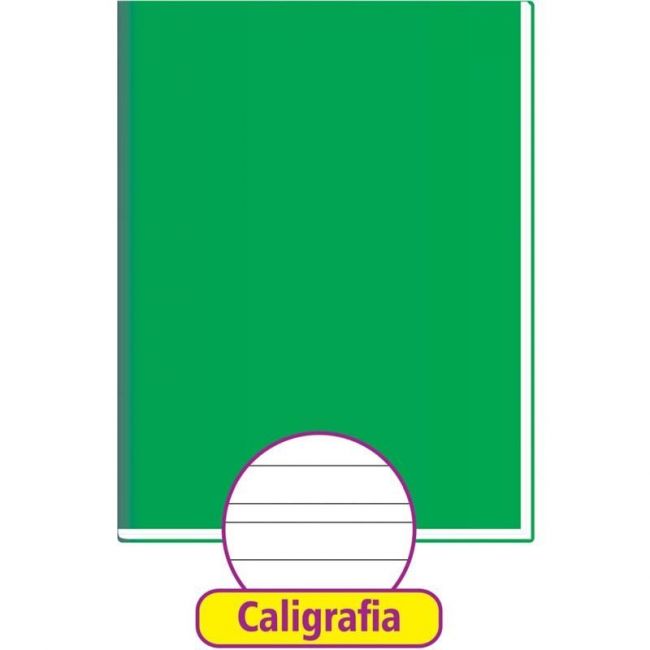 Caderno Caligrafia 48fls CD Brochura 275x200mm Verde Tamoio