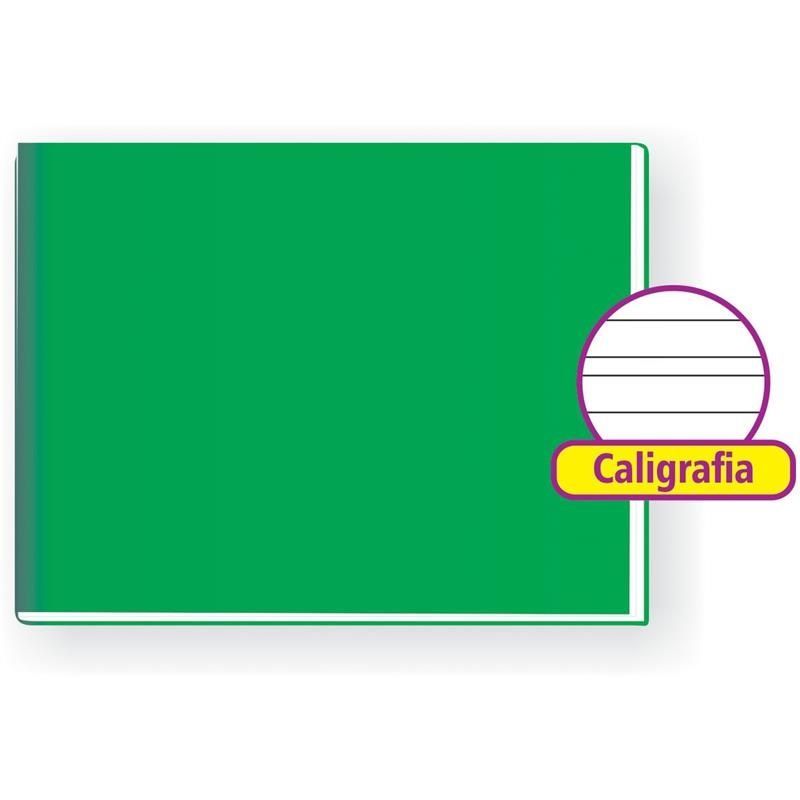 Caderno Caligrafia 48fls Cd Horizontal 150x206mm Verde Tamoio