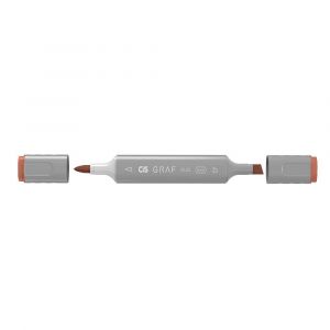 Marcador Cis Graf Duo Brush 94 Brick Brown