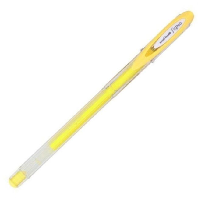 Caneta Gel Signo UM-120 Angelic Colour Amarelo