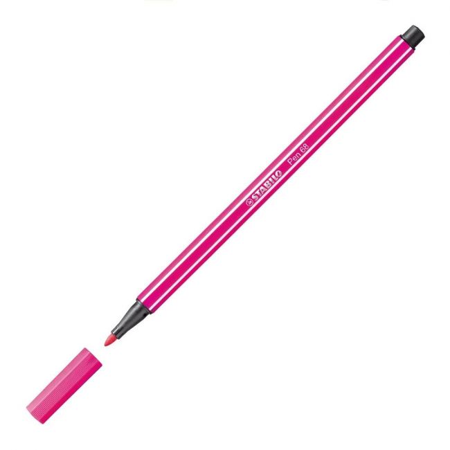 Caneta Hidrográfica 1.0mm Stabilo 68/56 Rosa