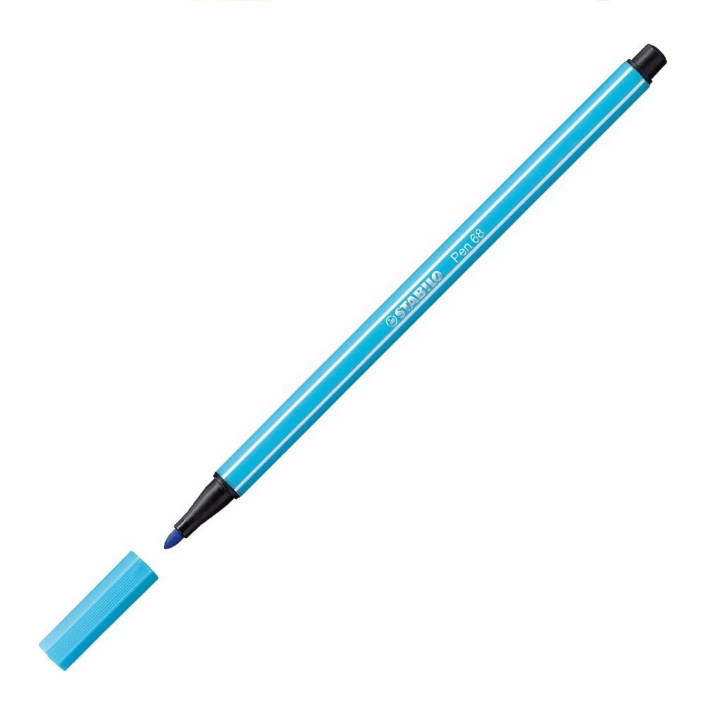 Caneta Stabilo 68/57 Azul Claro