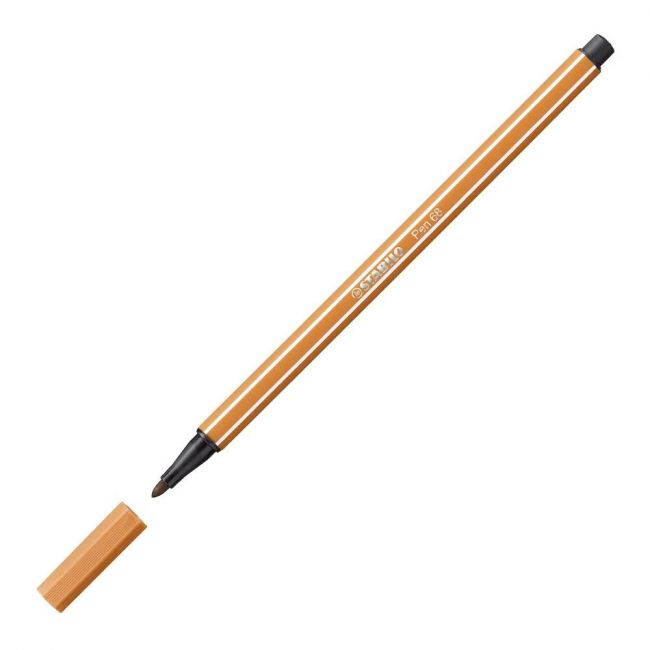 Caneta Stabilo 68/89 Marrom Claro