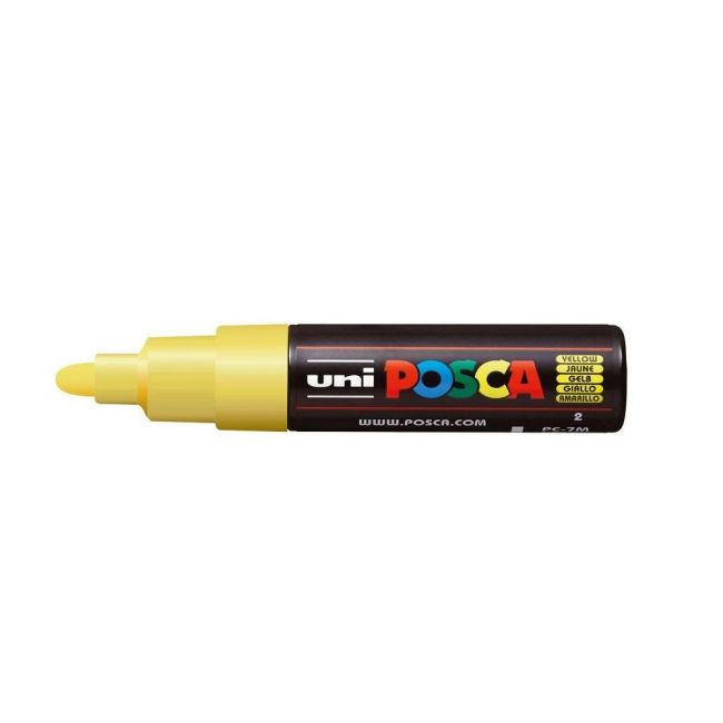 Caneta Uni-Ball Posca PC-7M - Amarelo 