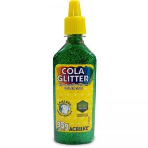 Cola Glitter Acrilex Avulsa 35g Verde
