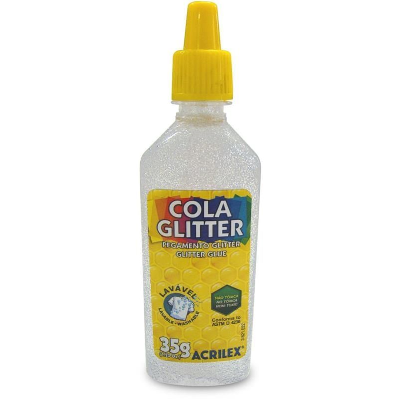 Cola Glitter Acrilex Avulsa 35g Cristal