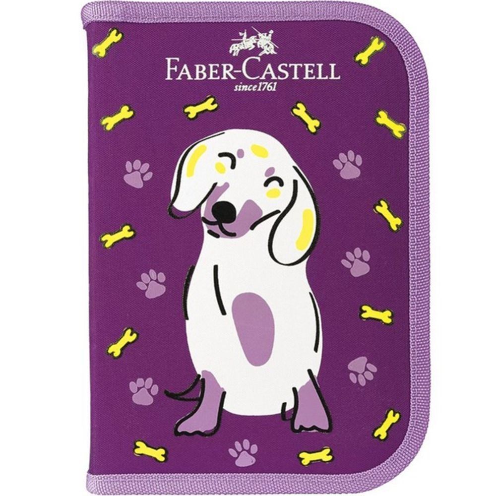 Estojo Completo C/18 Itens Pets Cachorro Faber Castell