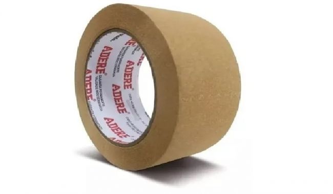 Fita Crepe Kraft Crepado Marrom 45mm x 50m Adere SCK326
