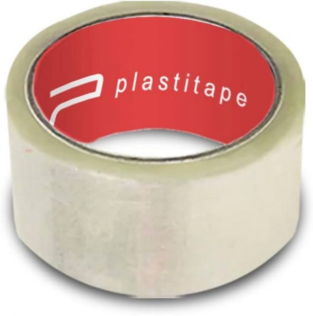 Fita Adesiva Transparente PP 48mm x 40m - Plastitape