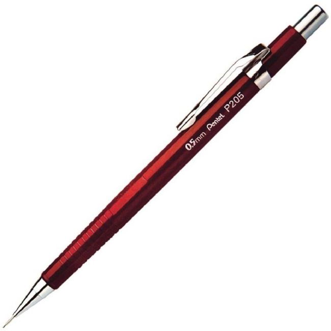 Lapiseira Pentel Sharp Collection Colors P205 0.5mm Vinho