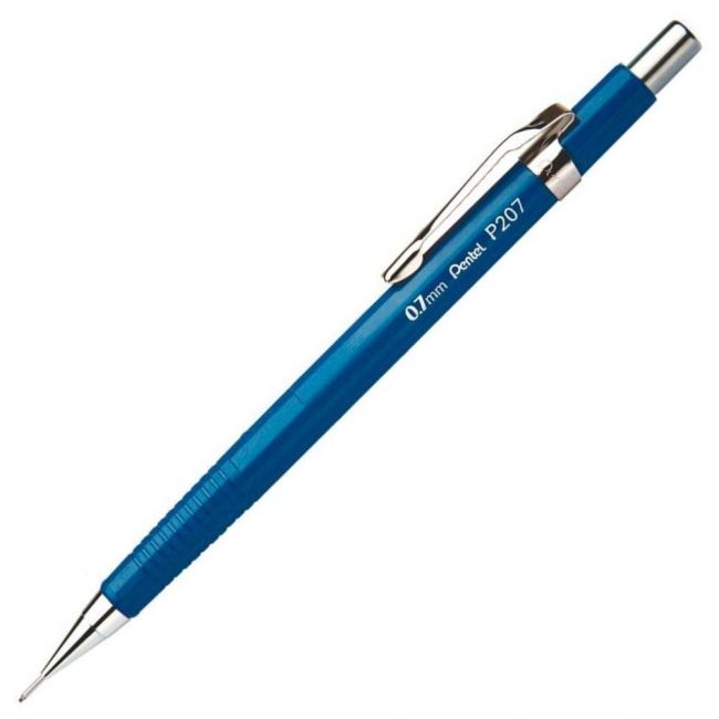 Lapiseira Pentel Sharp Tradicional P207 0.7mm Azul