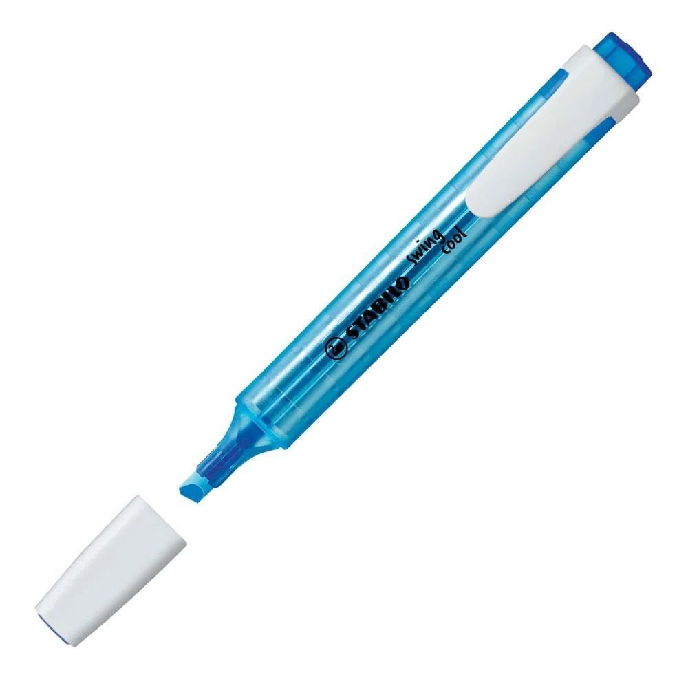 Marca Texto Stabilo Swing Cool 275/31 - Azul Fluorescente