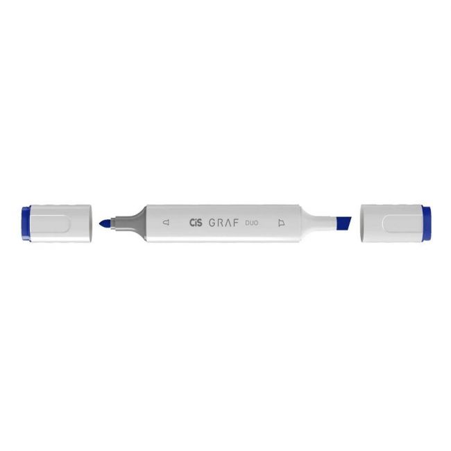 Marcador Cis Graf Duo 71 Cobalt Blue