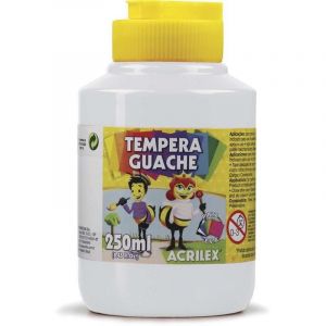 Tinta Tempera Guache Acrilex 250ml - Branco